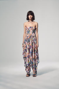 Chalten Imeris Midi Strapless Dress